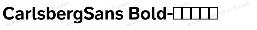 CarlsbergSans Bold字体转换